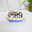 Cartoon cute bear stainless steel portable compartment lunch box with lid - Korvel