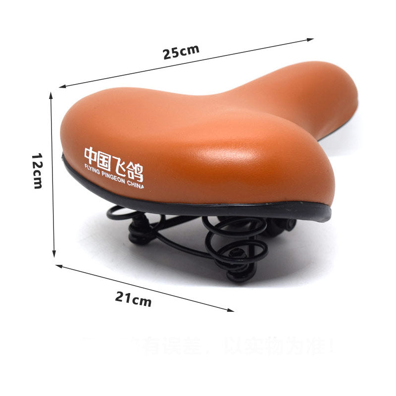 Bicycle Comfortable Cushion With Enlarged Wide And Thick Saddle - Korvel