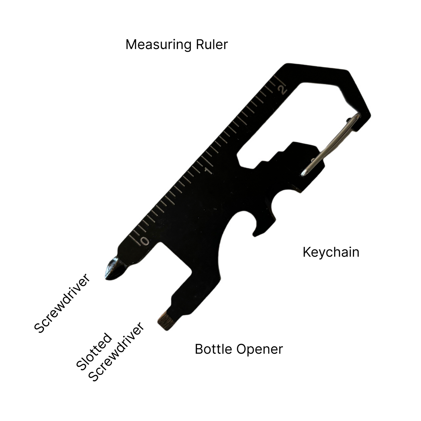 Premium Outdoor Multi-Function EDC Tool Card Opener Keychain