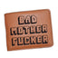 Pulp Fiction Jules Wallet with zipper Coin Pocket Bad Mother Letters Boys Wallet Card Holder Vintage Gift Purse - Korvel