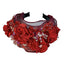 Fabric Flower Heavy Industry Wide Edge Crystal Super Immortal Women's Headband - Korvel