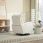Silla mecedora giratoria tapizada JiaDa en beige
