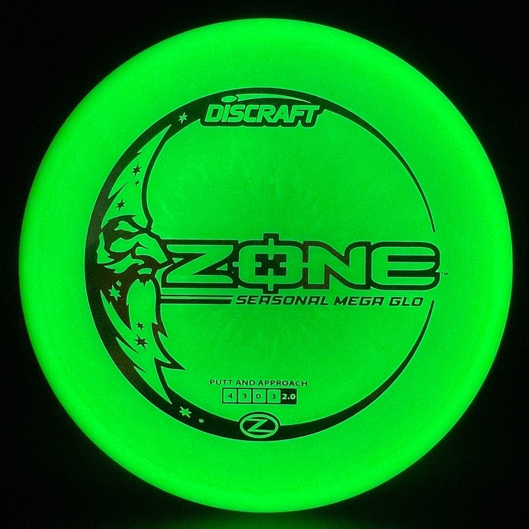 Discraft Mega Glo Zone - Premium Glow Disc Golf Putter