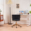 Office desks and chairs, with adjustable wheels and cushioned office desks and chairs that conform to ergonomics (black) - Korvel
