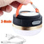 Mini Portable Camping Lights 3W LED Waterproof Tents Lamp Night Hanging lamp USB Rechargeable - Korvel