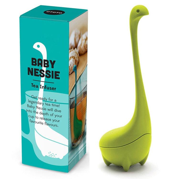 Water Monster Silicone Tea Filter Tea Glass Nice Lake Water Monster Tea Brewer - Korvel