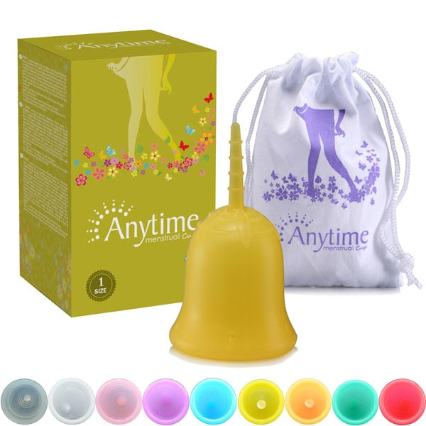Anytime Feminine Hygiene Lady Cup Menstrual Cup Wholesale Reusable Medical Grade Silicone For Women Menstruation - Korvel