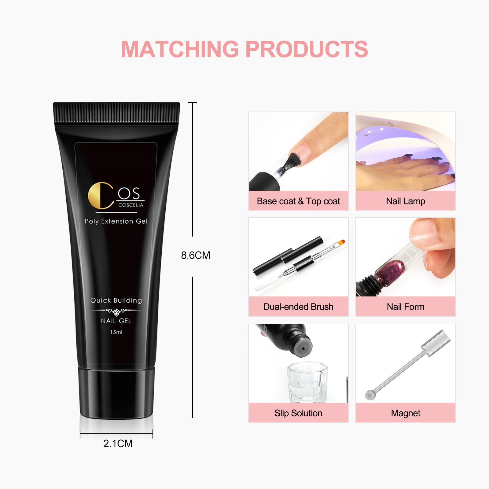 Painless Fast Crystal Extension Glue Cat Eye Manicure Phototherapy Glue Beginner Manicure Holder Nail Extension Glue - Korvel