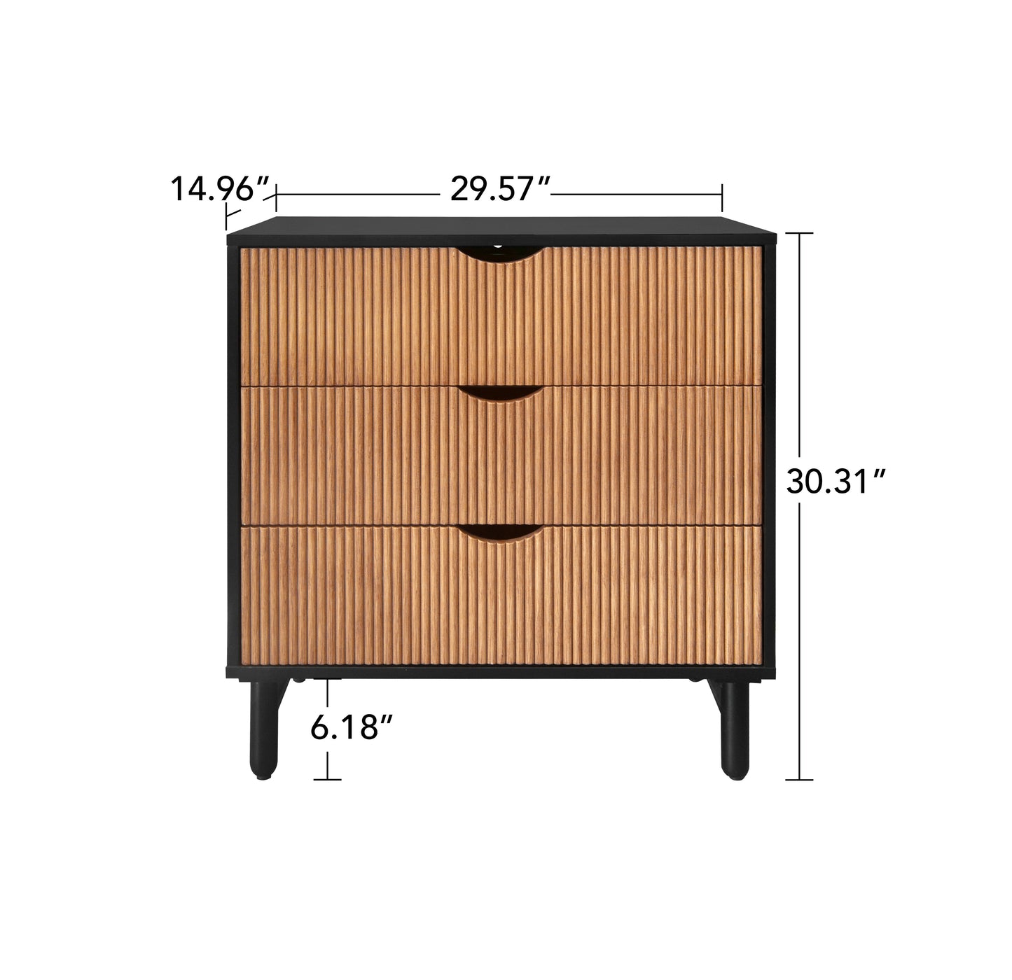 Elegant 3 Drawer Cabinet for Versatile Storage