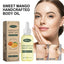 Sweet Mango Handcrafted Body Oil, Facial Skin Care Oil For Smoothing Fine Lines And Wrinkles Under Eyes - Korvel