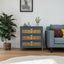 3 Drawer Cabinet Natural rattan American Furniture Suitable for bedroom living room study - Korvel