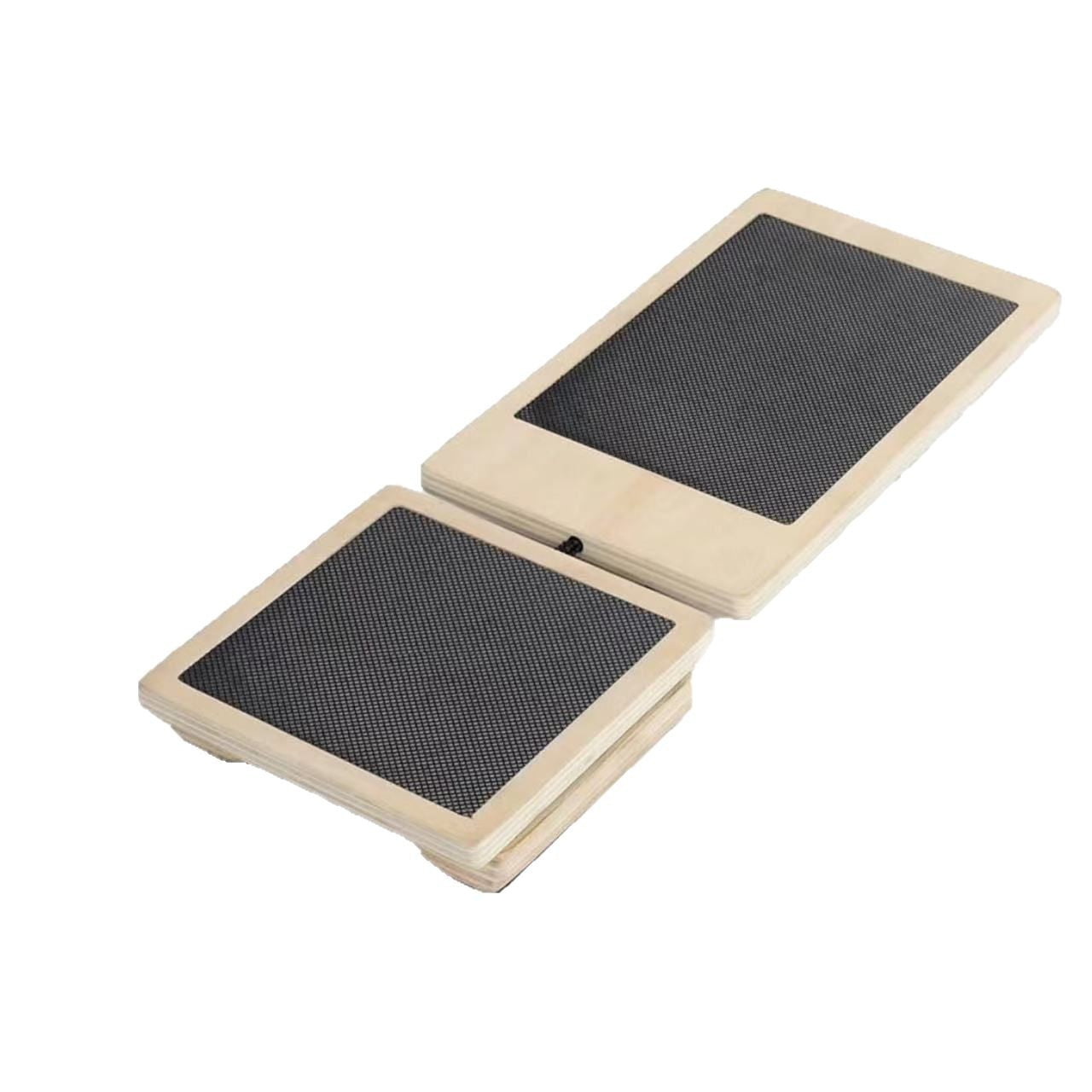 Solid Wood Incline Stretcher Wooden Posture Corrector Calf Foot Stretching Board Straight Leg Standing Stretching Board - Korvel