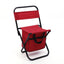 Outdoor Camping Folding Chair with Storage Backrest and Carrying Bag for Art Students' Sketching - Korvel