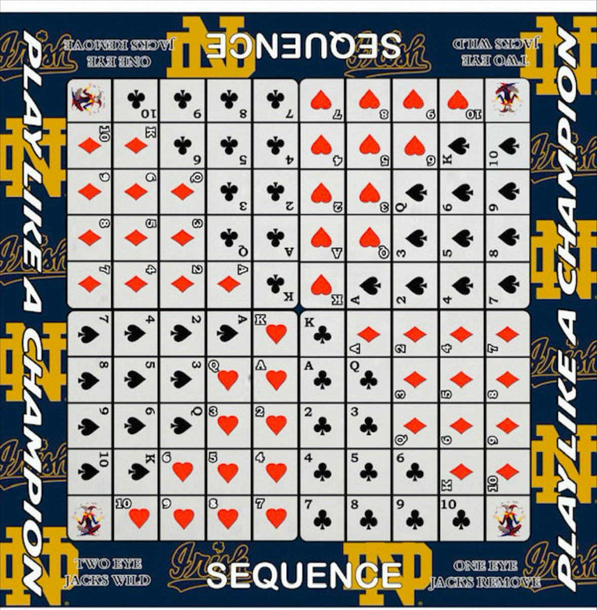 Customizable Sequence Board Game - A Timeless Classic - Korvel