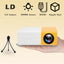 1pc Portable Movie Projector with WiFi, HDMI, USB, and iOS/Android Compatibility - Perfect for Meetings, Office, School, Team Bu - Korvel