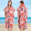 Hooded Towel Ultra-fine Fiber Zipper Wearable Bathrobe Cape Beach Towel - Korvel