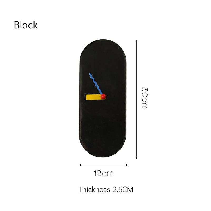 Dopamine - themed wall - mounted clock for home decor. Suitable for living rooms, a great kids' gift, modern - designed with a s - Korvel