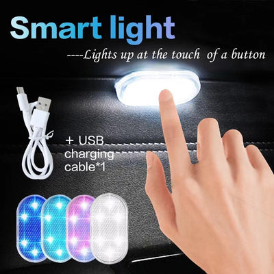 LED Car Interior Touch Sensor Reading Lamp with USB Charging