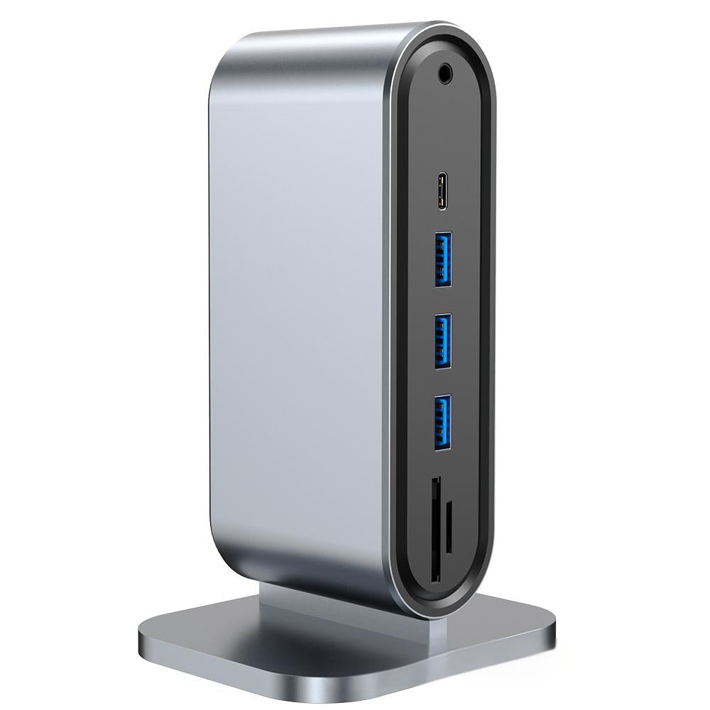 12 in one docking station Typec vertical multi interface suitable for Apple, Huawei, Mac docking stations - Korvel