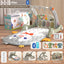 Kids Toys Hobbies Mat 4 IN 1 Baby Walker Gym Training Foldable Musical Paly Mats with Piano and Light - Korvel