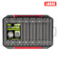 14-Compartment Fishing Tackle Box for Accessories, Lures & Hooks, Double-Sided Organizer. - Korvel