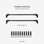 Outdoor camping folding shelf camping car drying rack drying net drying rack storage rack - Korvel