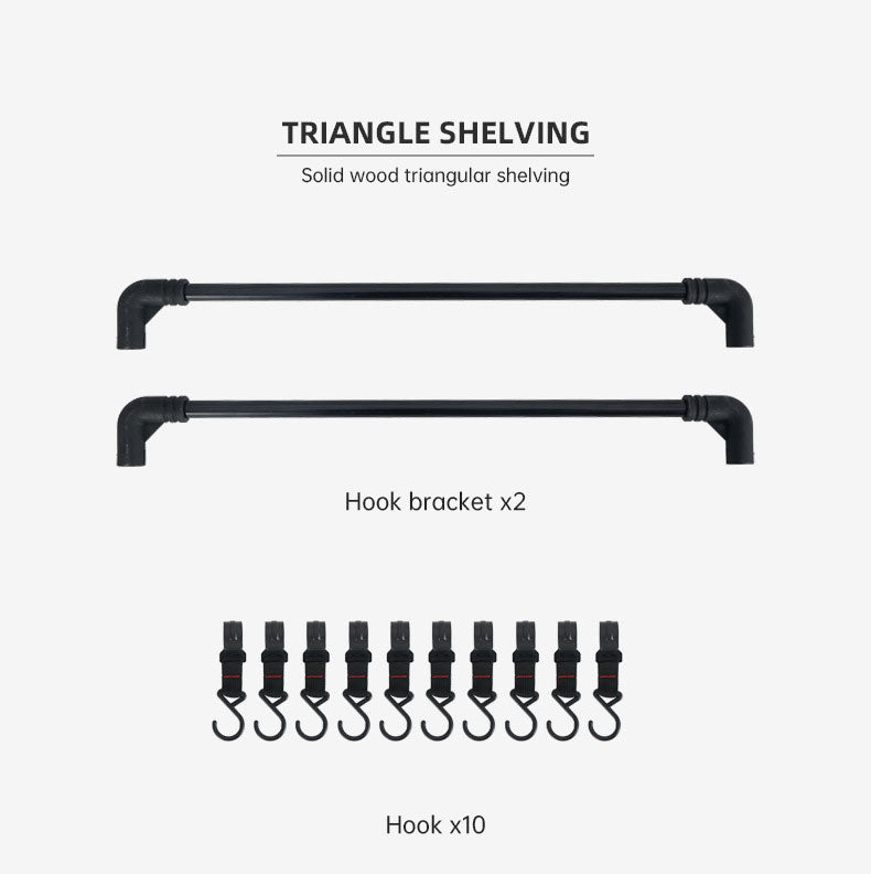 Outdoor camping folding shelf camping car drying rack drying net drying rack storage rack - Korvel