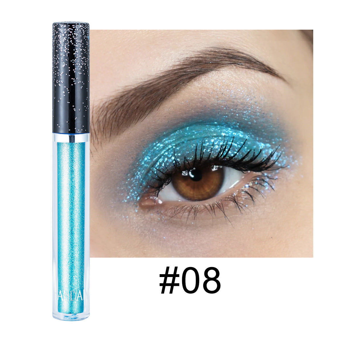 HANDAIYAN 12 Color Single Diamond Liquid Eye Shadow Psychedelic Pearly Shiny Eye Shadow Lying Silkworm Tear Makeup Eye Shadow Liquid - Korvel