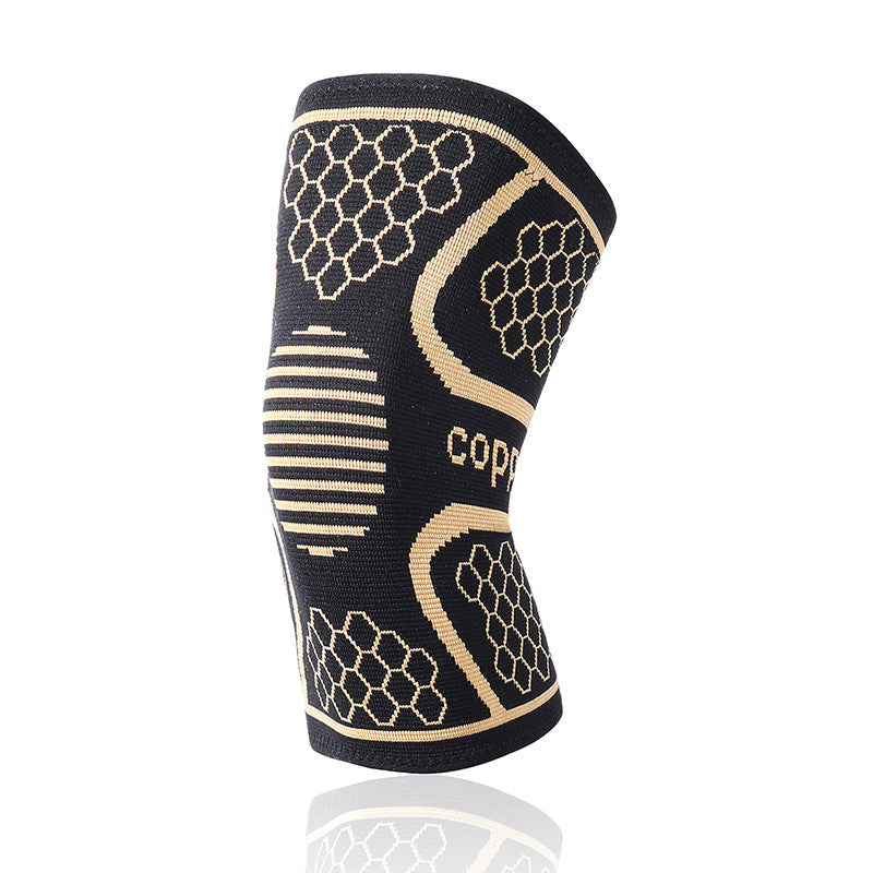 Sports knee pads moisture wicking deodorizing copper ion knee pads basketball hiking running copper fiber knee pads - Korvel