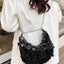 Sequin Chain Crossbody Bag - Korvel