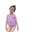 Children's buoyancy swimsuit for girls and boys, cute baby short sleeved zipper one-piece surfing floating vest swimsuit - Korvel