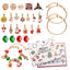 DIY creative children's bracelet jewelry 24-grid calendar Christmas holiday surprise blind box silver set - Korvel