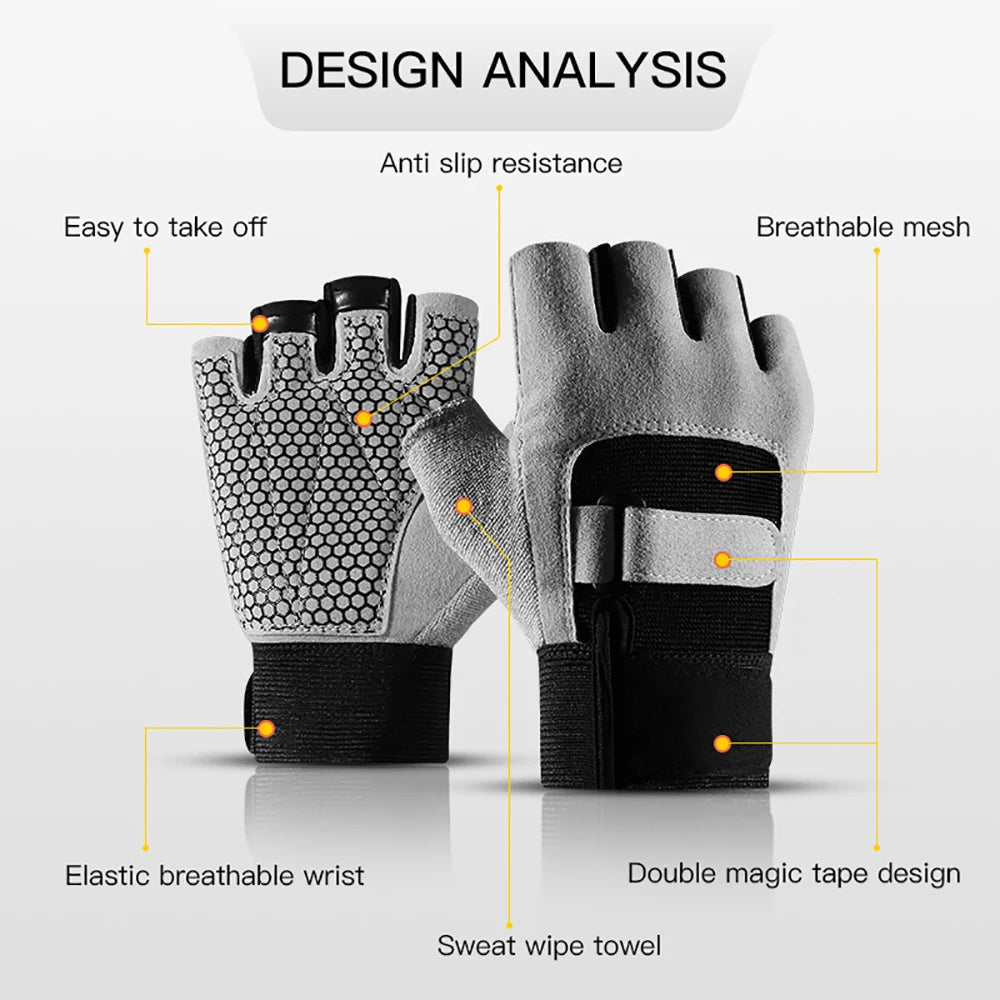 Gants de musculation premium pour hommes et femmes - Design anti-glisse