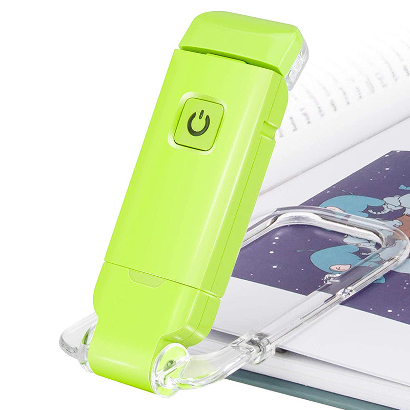 USB Mini Eye Protection Folding Book Clip Light Portable Reading Light Simple Eye Protection Reading Light for Students - Korvel