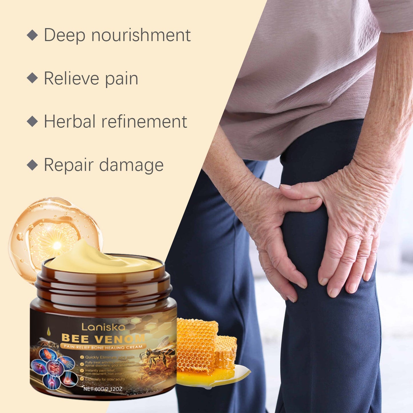 Premium Bee Venom Joint Care Cream for Comfort