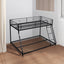 Metal Twin over Full Bunk Bed/ Heavy-duty Sturdy Metal/ Noise Reduced/ Safety Guardrail/ CPC Certified/ No Box Spring Needed - Korvel