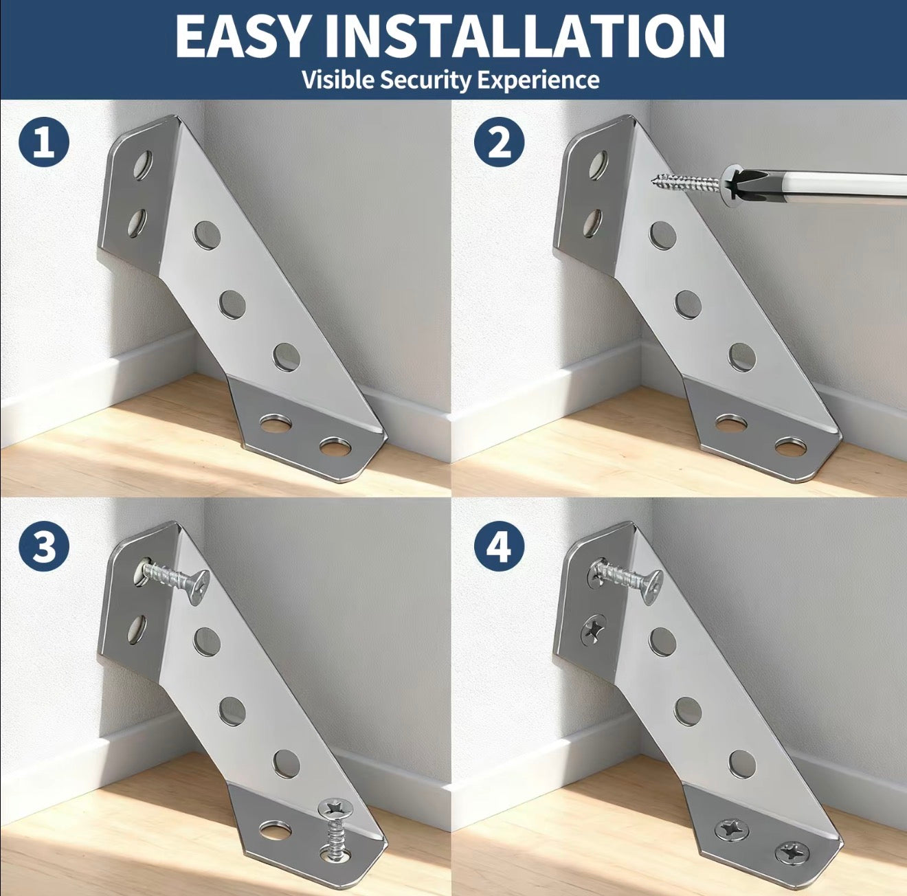 SteelGrip Corner Braces - Premium Reinforcement Kit