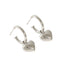 Boucles d'oreilles pendantes en forme de cœur élégantes pour femmes