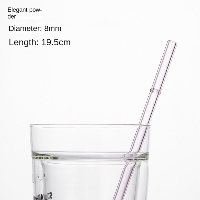 Eco-Friendly High Borosilicate Glass Straw - Customizable & Durable