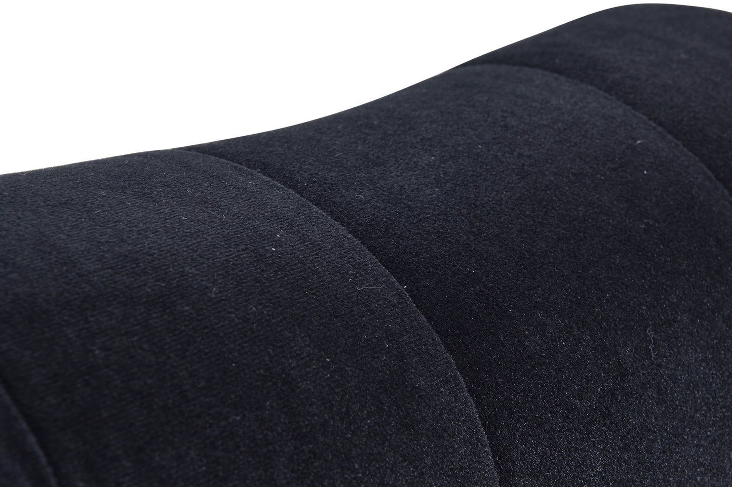 58-Inch Velvet Lounge Chair with Nailhead Trim