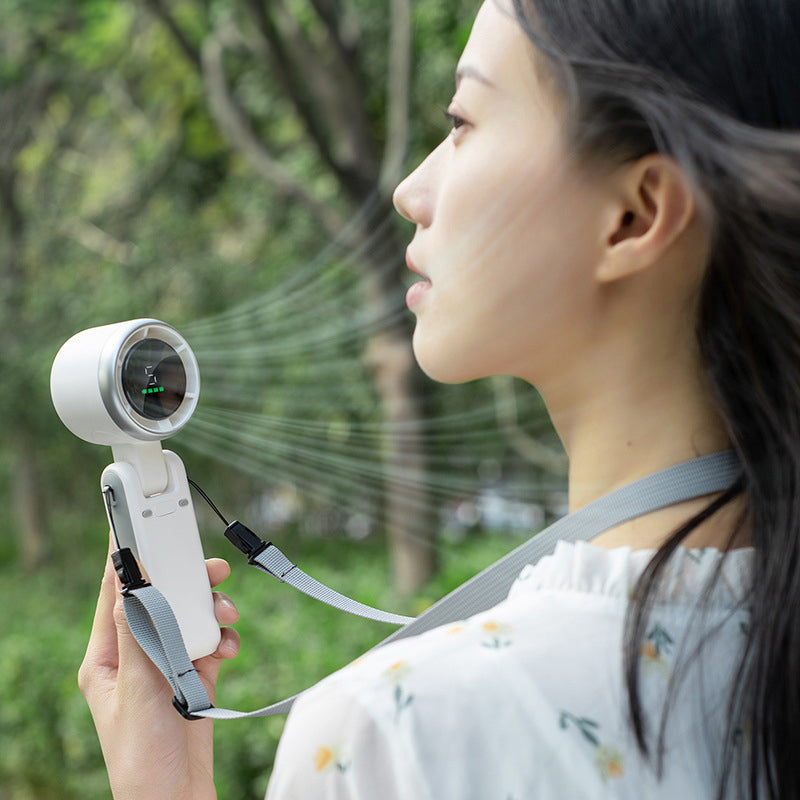 Portable Electric Neck Fan - Foldable & USB Rechargeable