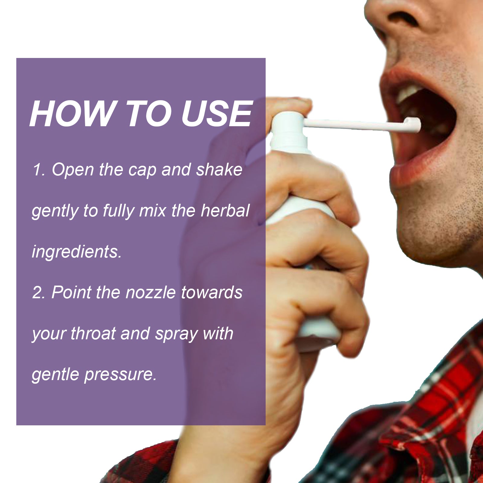 Body Care Spray For Phlegm Relief Dry, Itchy Throat Exhalation Nasal Obstruction Body Care - Korvel