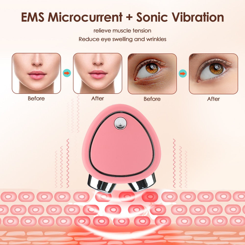 Microcurrent lifting face beauty instrument facial massager roller face thinning instrument firming face massager - Korvel