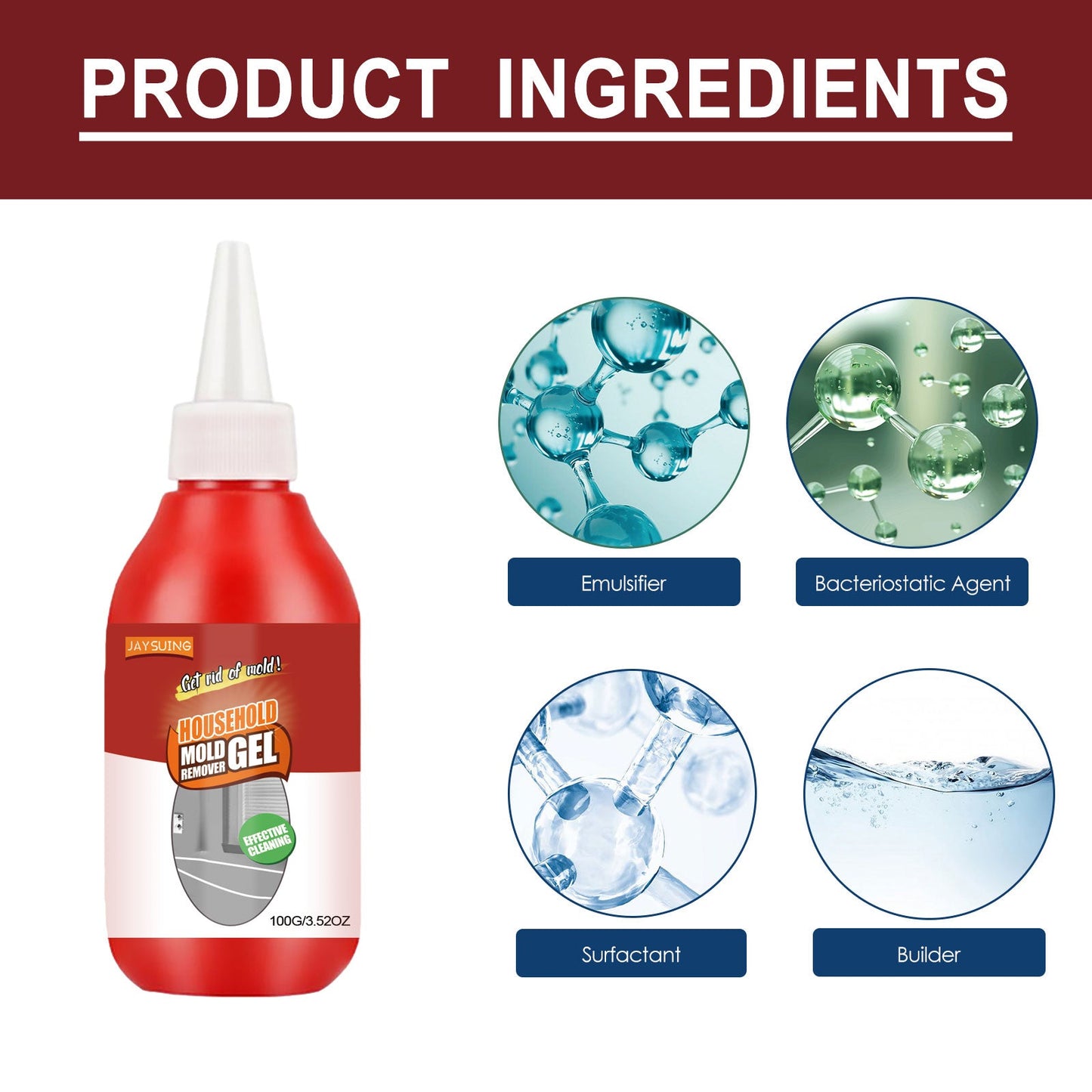 Gel nettoyant anti-moisissure premium pour le nettoyage domestique