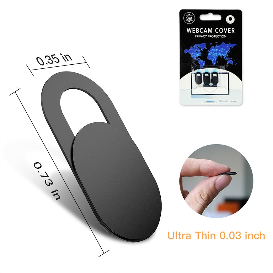 6Pcs/lot  WebCam Cover Shutter Magnet Slider Plastic For iPhone Web Laptop PC For iPad Tablet Camera Mobile Phone Privacy Sticker - Korvel