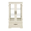 Elegant Lighted Curio Display Cabinet with Adjustable Shelves