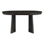 TREXM 5-Piece Retro Dining Set with Expandable Table & Chairs