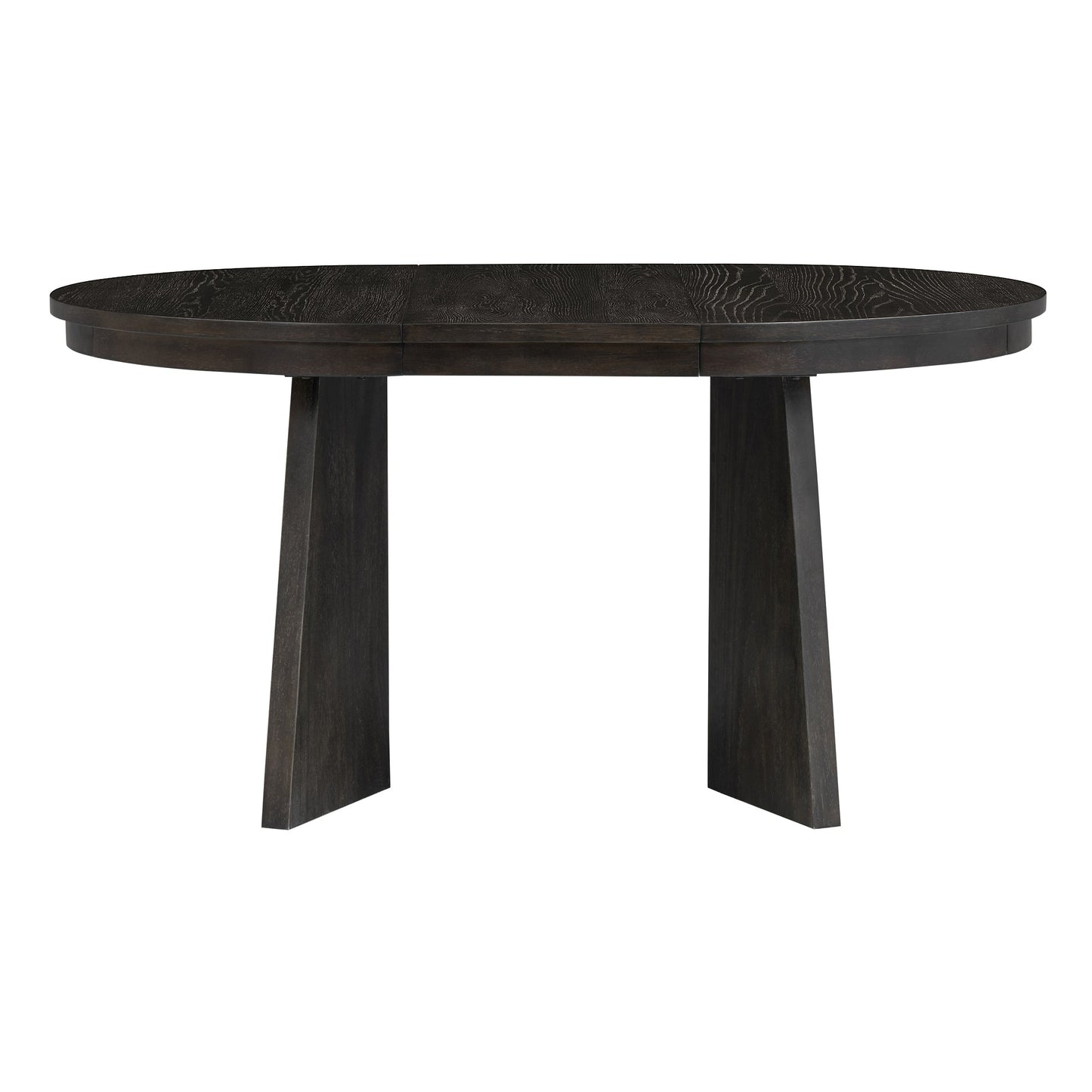 TREXM 5-Piece Retro Dining Set with Expandable Table & Chairs