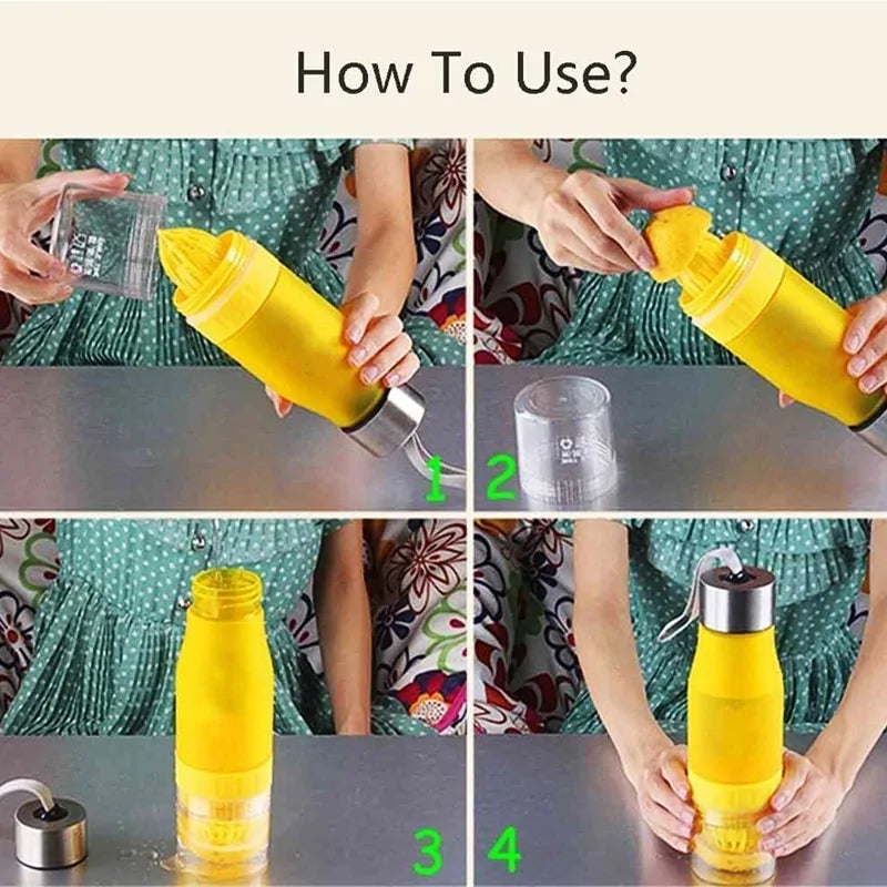 Travel Infuser Fruit Juice Bottle - 650ML