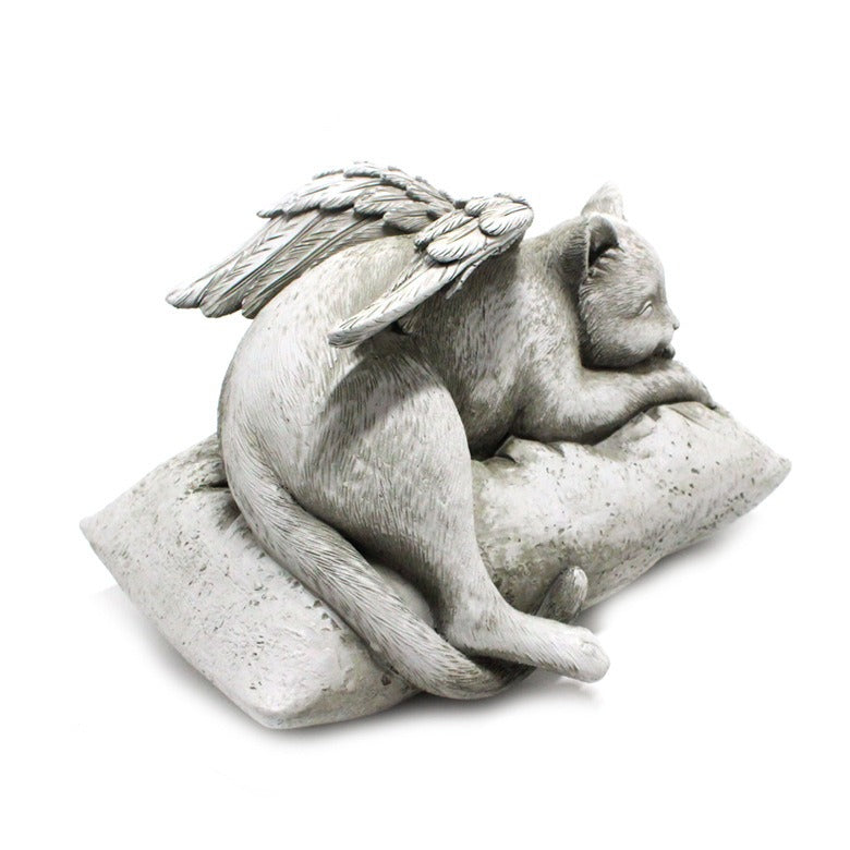 Angel cat and dog ornaments resin pet tombstone commemorative stone garden animal statue - Korvel